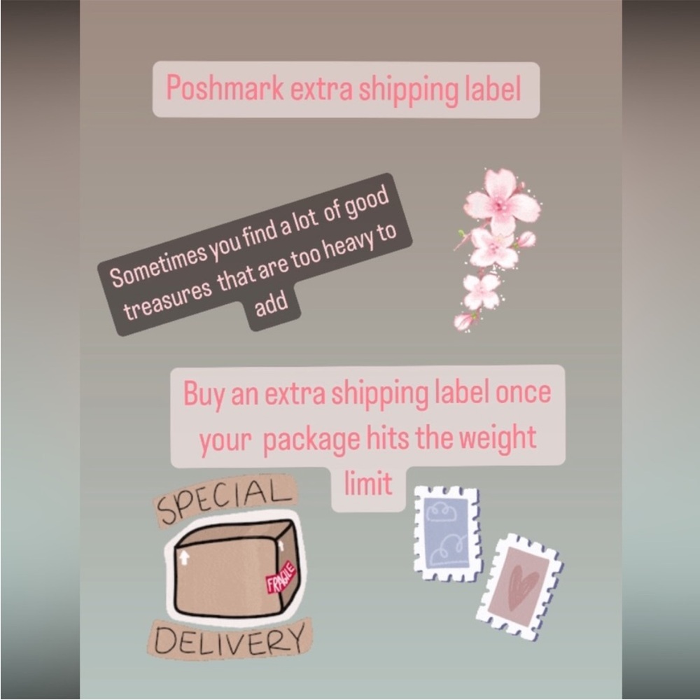 Extra shipping label for live show